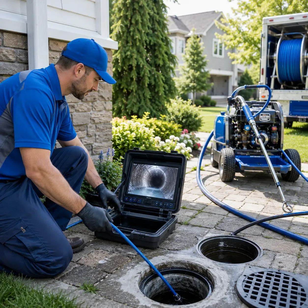 Outdoor drain cleaning professionals serving Little York, NY